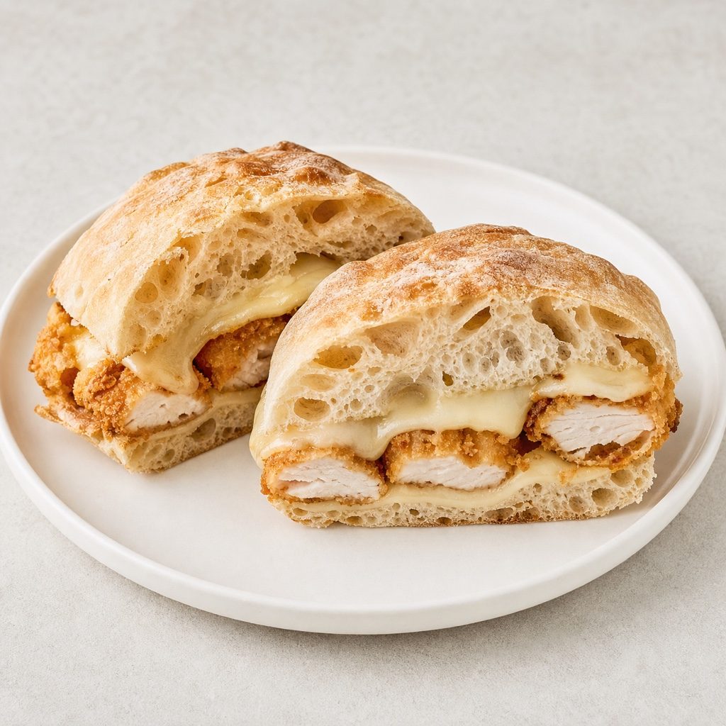 Ciabatta de Frango — cardápio do Hotel Holambra